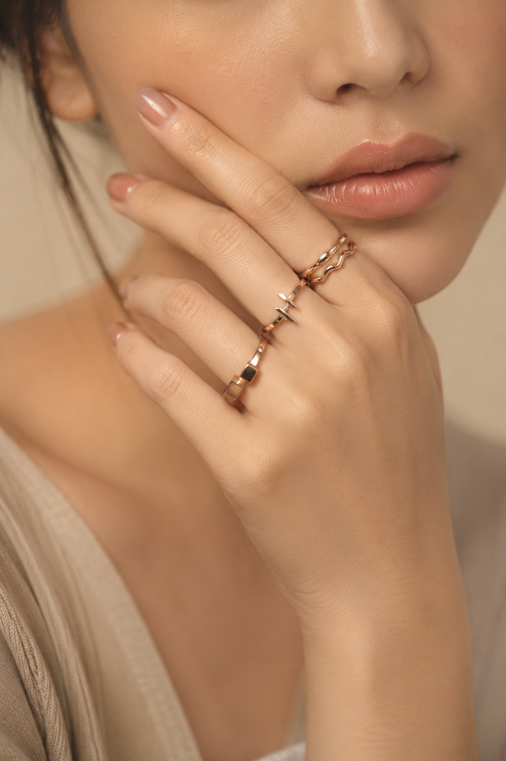 Milah rings and bracelet